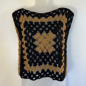Handmade granny sq cotton size S-M stretchy new